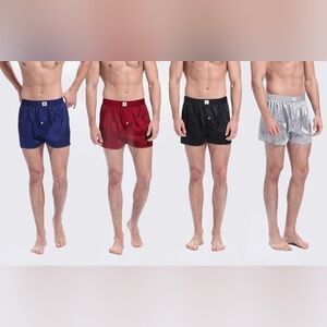 Lilysilk Ultimate Comfortable Silk Boxer For Men Sz XXL‎ 4 Set